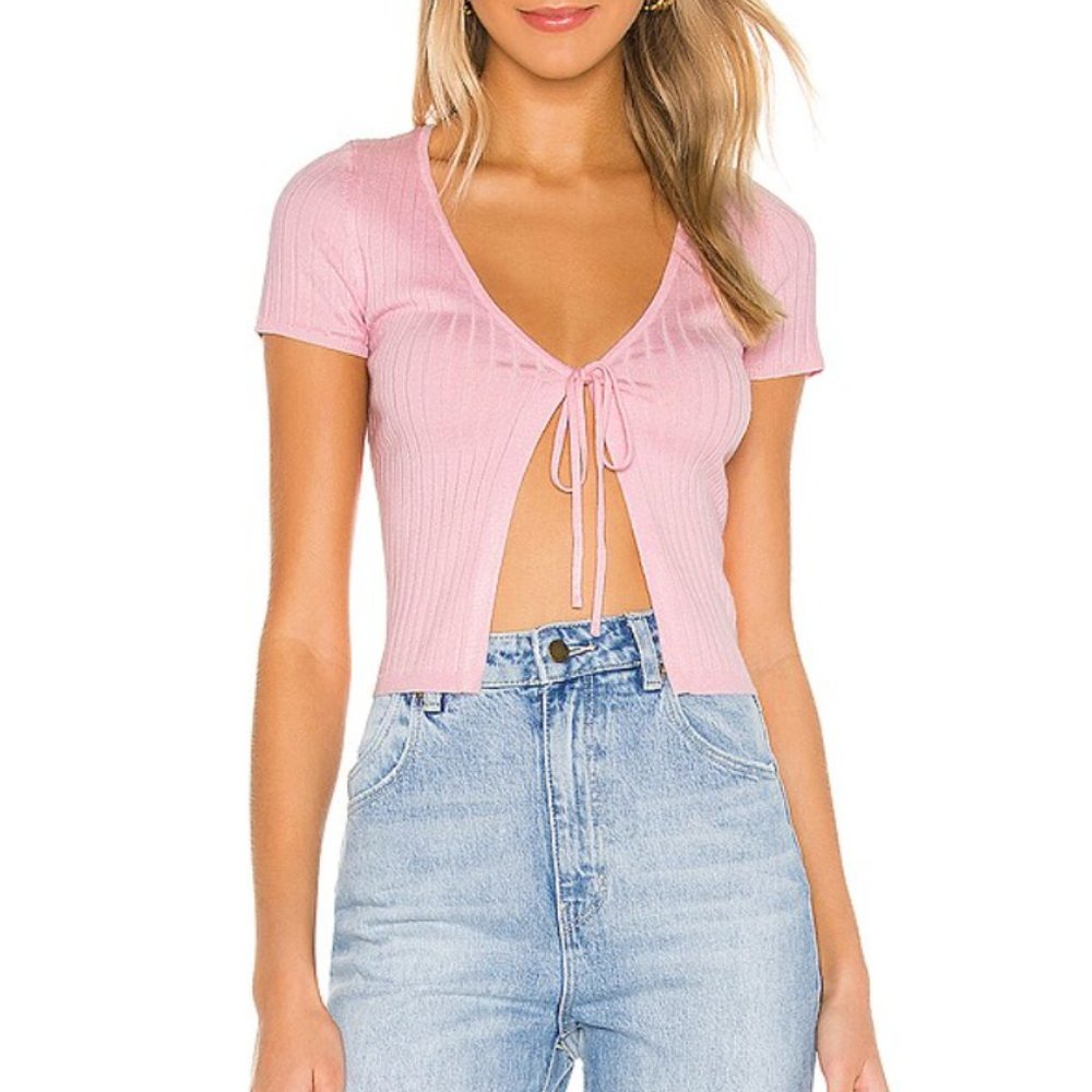 superdown Bethanie Tie Front Top
